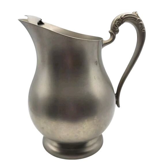 Vintage F B Rogers Provincetown Pewterlite Water Pitcher - Picture 10 of 10